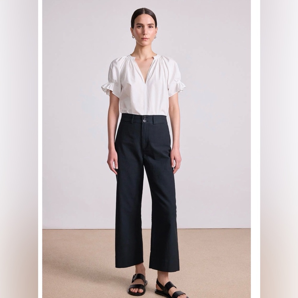 Apiece Apart Black Classic Merida Pant